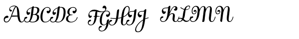 Mishka Italic Font UPPERCASE