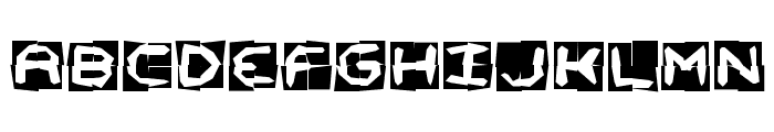 Mishmash 4x4o BRK Font UPPERCASE
