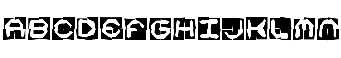 Mishmash 4x4o BRK Font LOWERCASE