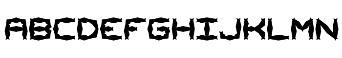 Mishmash ALT1 BRK Font UPPERCASE