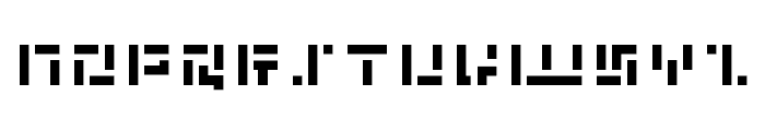 Missile Man Font UPPERCASE
