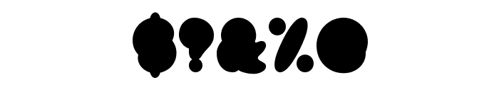 Mister Loopy Fill Font OTHER CHARS
