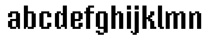 Mister Pixel 16 pt - Old Style Figure Font LOWERCASE