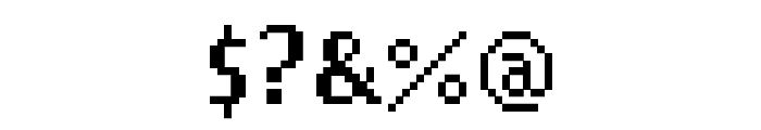 Mister Pixel 16 pt - Regular Font OTHER CHARS