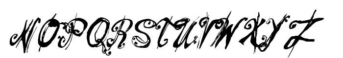 Mitsoukos Regular Font UPPERCASE