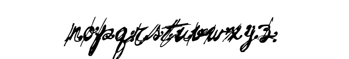 Mitsoukos Regular Font LOWERCASE