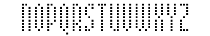 Mixelate II Font UPPERCASE