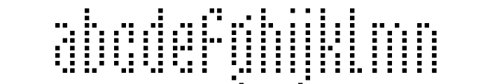 Mixelate II Font LOWERCASE