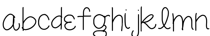 midnight snacks Font LOWERCASE
