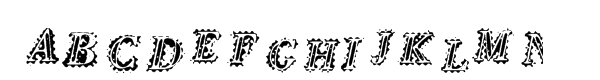 MK Ultra Font UPPERCASE