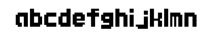 MMBNThick Regular Font LOWERCASE