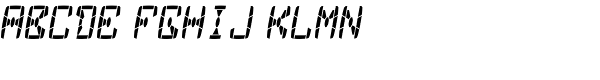 MOGTAHID AUTHENTIC QUARTZ Italic Font UPPERCASE