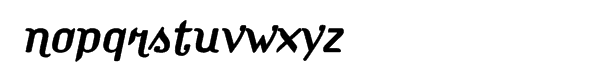 Mobilette Script Font LOWERCASE