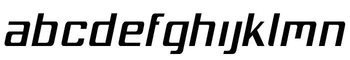 MobitaleCnd-Italic Font LOWERCASE