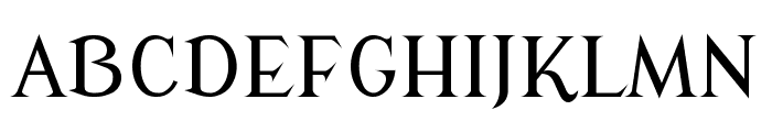 Modern Antiqua Regular Font UPPERCASE