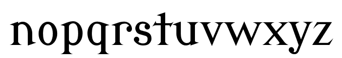 Modern Antiqua Regular Font LOWERCASE