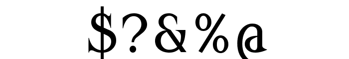Modern Antiqua Font OTHER CHARS