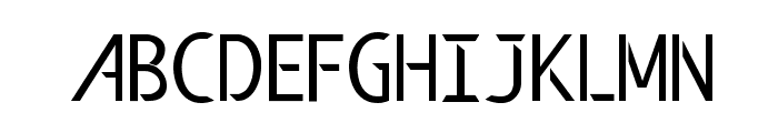 Modern Edge Font LOWERCASE