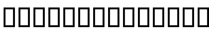 Modern II Font LOWERCASE