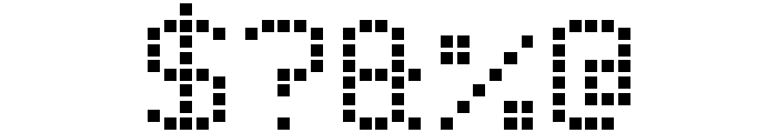 Modern LED Board-7 Font OTHER CHARS
