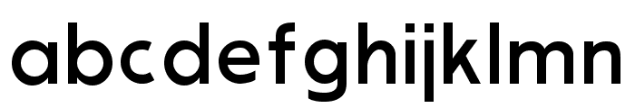 Modern Sans Font LOWERCASE