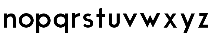 Modern Sans Font LOWERCASE