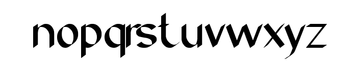 Modern Script Font LOWERCASE