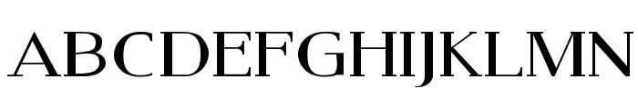 Modern Serif Font LOWERCASE