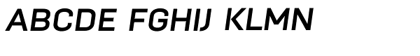 Moderna Unicase Bold Italic Font UPPERCASE
