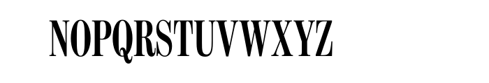 Moderno Compressed Semi Bold OT Font UPPERCASE