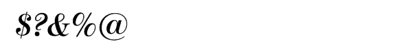 Moderno FB Bold Italic Font OTHER CHARS
