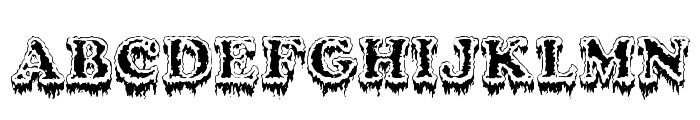 Modius Frigid Font UPPERCASE
