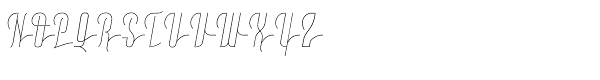 Moho Script Thin Font UPPERCASE