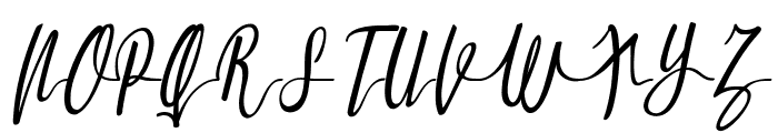 Molluca-Italic Font UPPERCASE