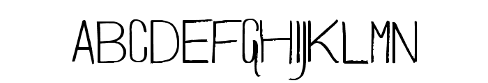 MondayMorning-Regular Font LOWERCASE
