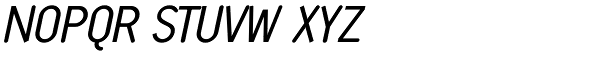 Monolein-Slanted-Regular Font UPPERCASE