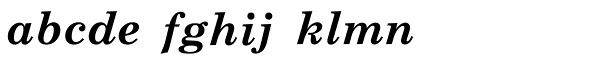 Monotype Century Schoolbook Pro Cyrillic Bold Italic Font LOWERCASE