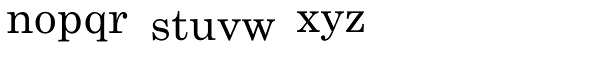 Monotype Century Schoolbook Pro Cyrillic Regular Font LOWERCASE