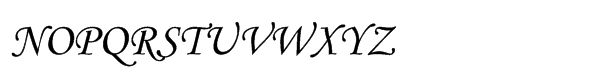 Monotype Corsiva® Cyrillic Alternate Three Font UPPERCASE