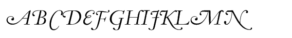 Monotype Garamond Italic Swash Caps Font UPPERCASE