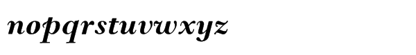Monotype Goudy Modern™ Std Bold Italic Font LOWERCASE