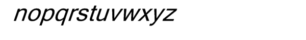 Monotype Walbaum™ Italic OSF Font LOWERCASE
