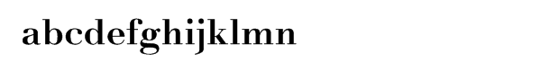 Monotype Walbaum™ Medium Font LOWERCASE