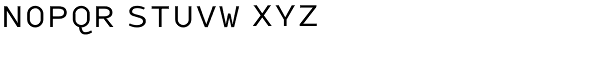 Monox SC Light Font LOWERCASE