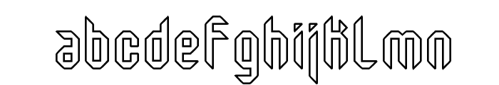 Monster oF South Hollow St Font LOWERCASE