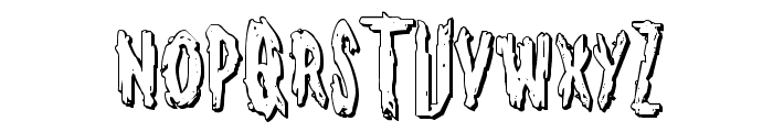 Monsterama 3D Regular Font UPPERCASE