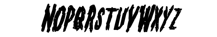 Monsterama Bold Italic Font LOWERCASE