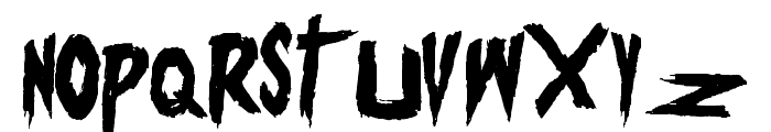 Monsters Attack Font LOWERCASE