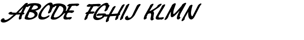 Montauk Pro Bold Italic Font UPPERCASE