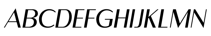 MontereyFLF-Italic Font UPPERCASE